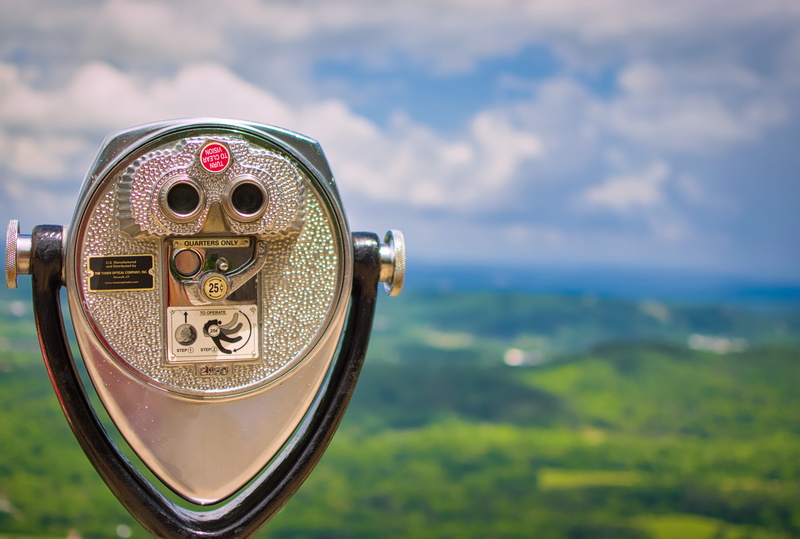 green, hand-held telescope, sky, beauty in nature, scenics - nature, optical, blue, no people, coin-operated binoculars, land, tiefenschärfe, travel destinations