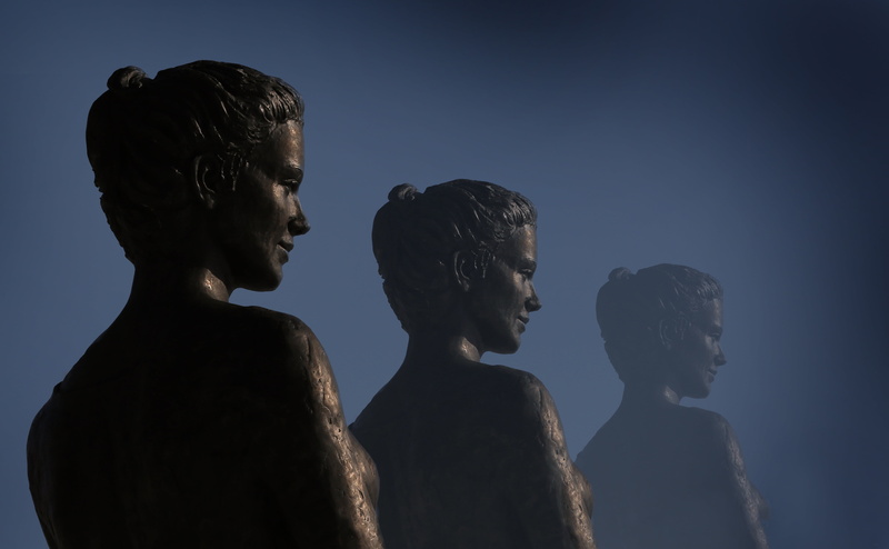 people, 5K, figure, sculpture, head, bust, bronze, metal, child, indoors, bronze statue, studio shot, history, lady, art and craft, architecture, art