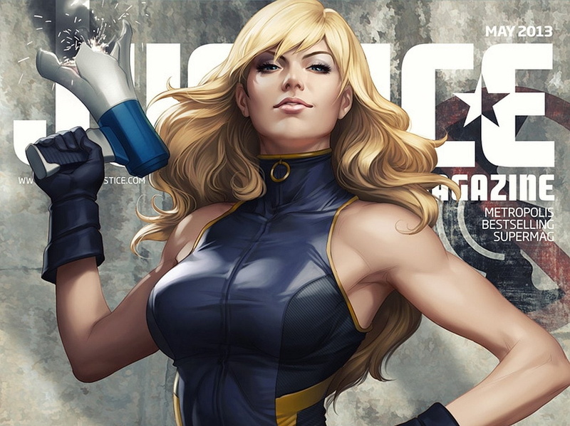 720P, Black Canary, Blue Eyes, Glove, Comics, Blonde, Long Hair, DC Comics