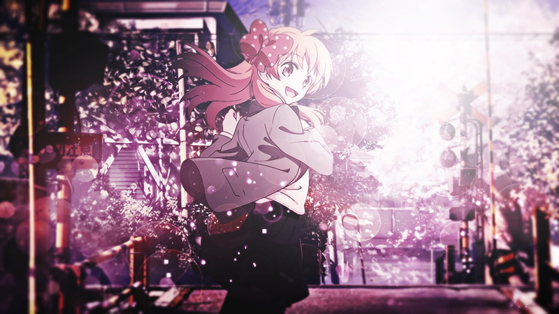 illuminated, Chiyo Sakura, street, built structure, art and craft, city, architecture, plant, Monthly Girls Nozaki-kun, outdoors, no people, nature, human representation