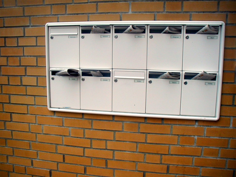 send, metal, newspapers, mail, full frame, brick, wall - building feature, cabinet, mailbox, letter boxes, window, wall, newspaper, residential district