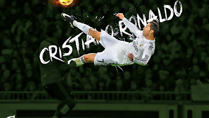 day, full length, competition, vitality, cr7  high resolution, playing, 1080P, profile view, athlete, jumping, one person, human arm, lifestyles, white color