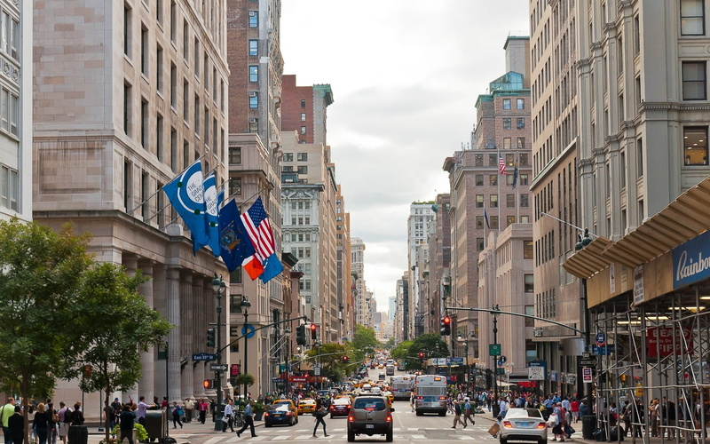 street, editorial, famous Place, patriotism, downtown District, urban Scene, new York City, buildings, concrete, nature, sky, brown, skyscraper, group of people