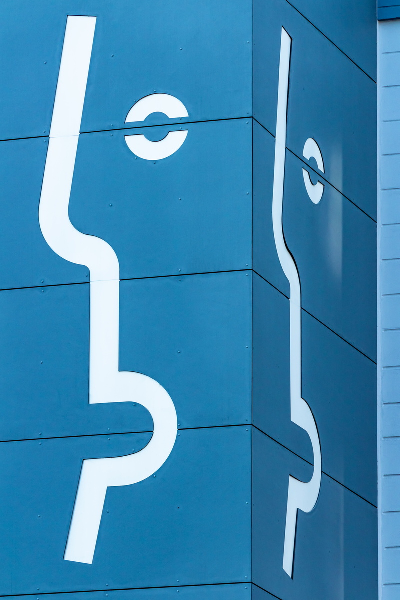 sign, guidance, disabled access, information, surprise, 4K, untitled, face line, close-up, expression, modern design, pattern, modern, blue, monochrome
