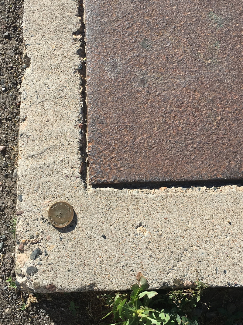 concrete, full frame, rusty, survey monuments, wall - building feature, close-up, nature, metal, day, rough, old, wall, jerome arizona, outdoors, textured