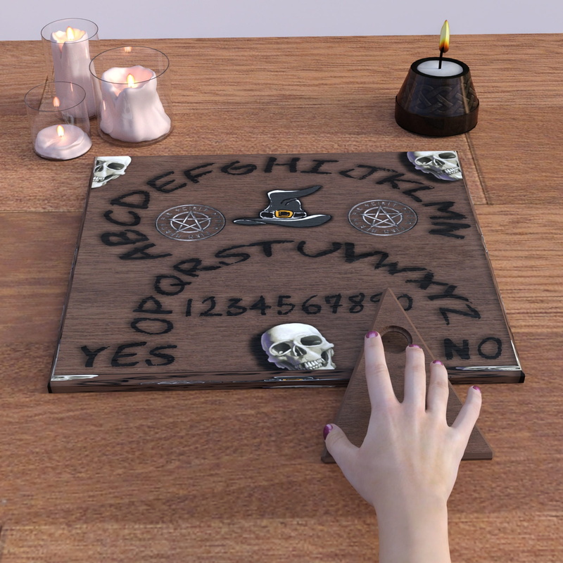 witch board, ouija, flame, western script, text, human hand, lifestyles, 1080P, survey, occultism, tray, real people, communication, high angle view, mystical