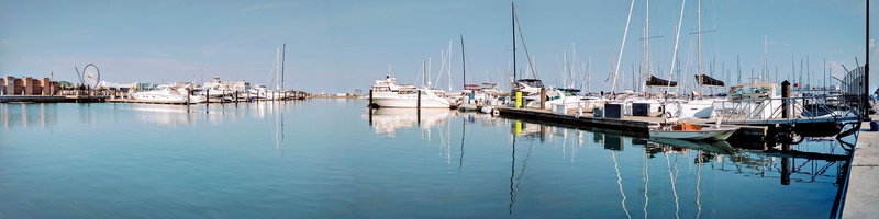 mode of transportation, pole, architecture, 5K, water, moored, sea, no people, harbor, united states, bay, reflection, marina, nautical vessel, fishing industry