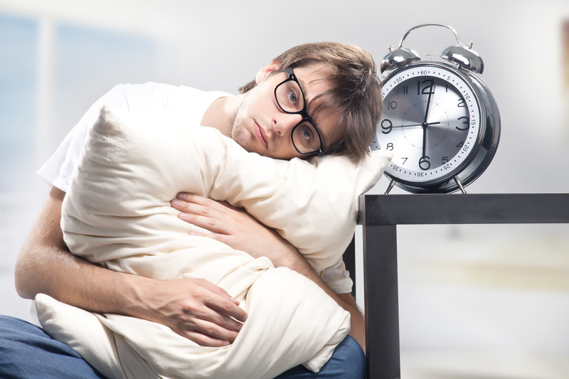 child, three quarter length, home interior, adult, young adult, dissatisfaction, mid adult, sleepy, females, alarm, emotion, alarm clock, glasses, indoors