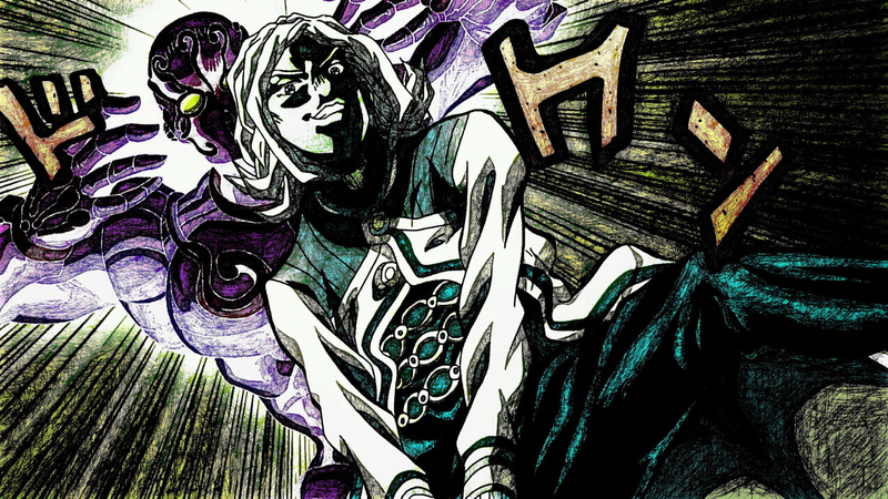 Anime, 1080P, Jojos Bizarre Adventure, Terunosuke Miyamoto, Enigma (Jojos Bizarre Adventure)