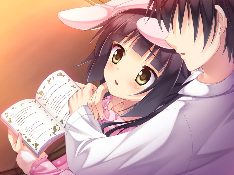backgrounds, art and craft, female, book, beautiful, anime, women, male, computer Graphic, characters, kazama minto, boy, 720P, people, young women, beauty