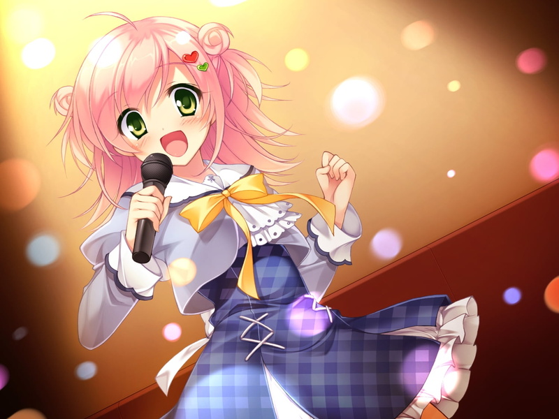 celebration, wearing, young adult, dress, stage - performance space, standing, girl, blue, studio shot, adult, front view, one person, song, performance