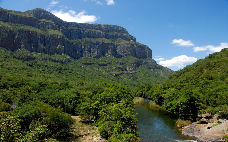 mpumalanga, natural, 2K, feature, significant, blyde, river, africa, located, canyon, south