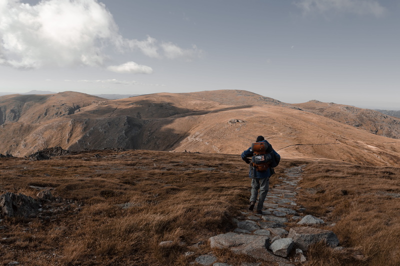 rear view, gravel, crest, australia, 4K, real people, outdoors, landscape, kosciuszko national park, adventure, beauty in nature, people, photographer