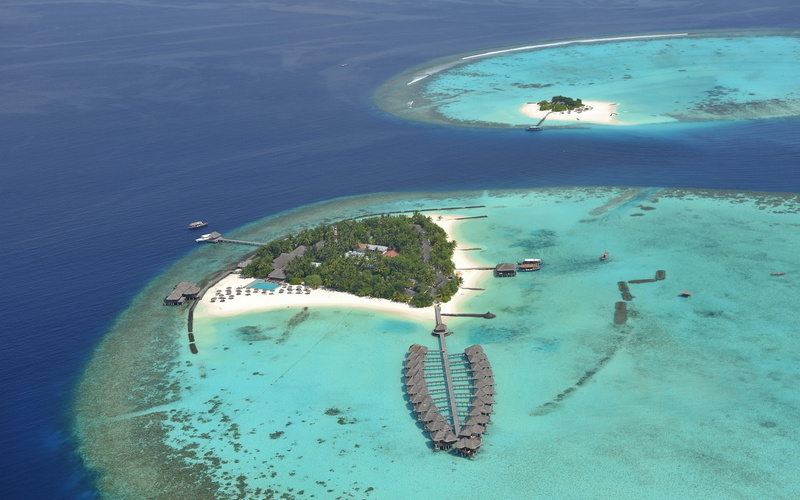 tourism, aerial View, tourist Resort, beach, vacations, tree, sea, outdoors, registration, travel, day, 2K, landscape, ocean, sand, scenics - nature, from above
