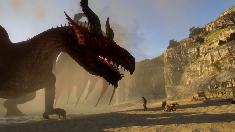 video games, 1080P, Grigori, Dragons Dogma, screen shot, creature, dragon