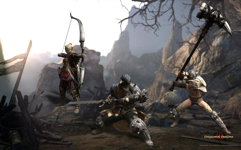 dragons, warrior, dogma, game, 1080P, fantasy
