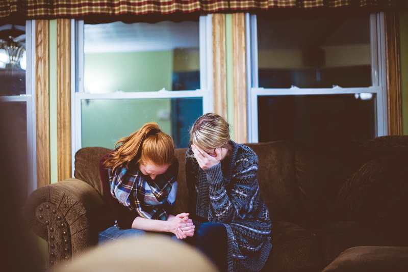 real people, sisters, house, young women, cardigan, indoors, young adult, 5K, women, lifestyles, communication, s, depression - sadness, females, couple - relationship