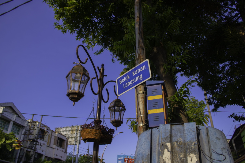 information sign, architecture, built structure, road sign, indonesia, sky, outdoors, text, no people, low angle view, 5K, information, sign, communication