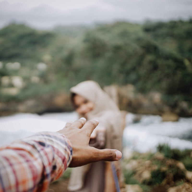kecamatan lowokwaru, journey, real people, hand, love, finger, tree, water, nature, men, wanderlust, plant, couple - relationship, man, human body part