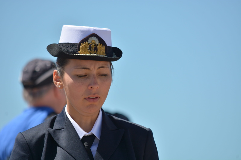 adult, Argentina, smiling, headshot, woman, hat, copy space, people, pretty, clear sky, outdoors, beautiful, sail training ship, sky, blue, looking away