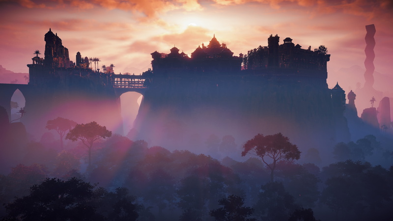 horizon zero dawn, Horizon: Zero Dawn, silhouette, Meridian (Horizon Zero Dawn), 4K, video games