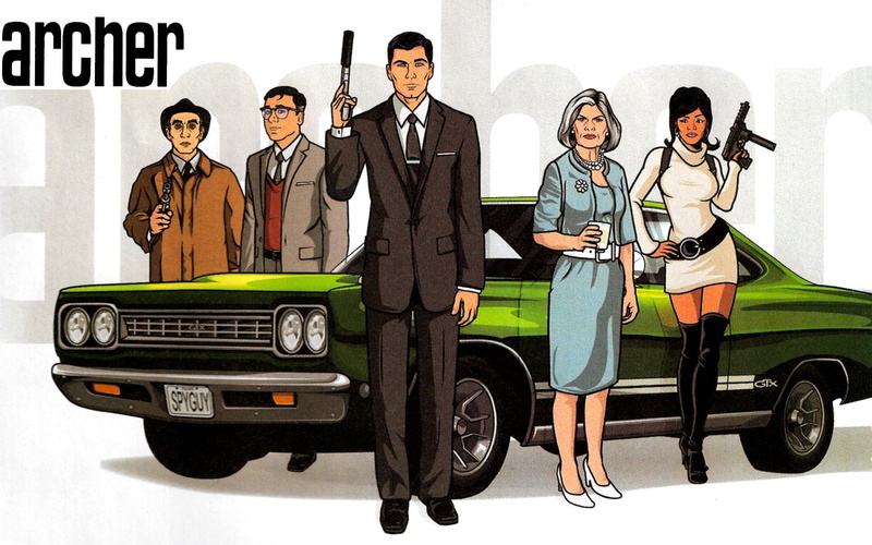 occupation, group of people, people, transportation, young adult, young men, females, Archer (TV show), motor vehicle, full length, women, males, standing