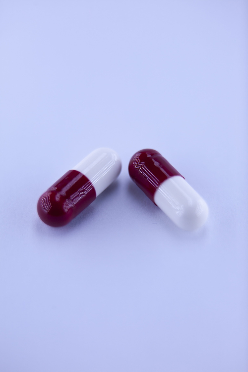 still life, indoors, medicine, close-up, colored background, no people, health, dose, blue, copy space, 4K, treatment, single object, group of objects
