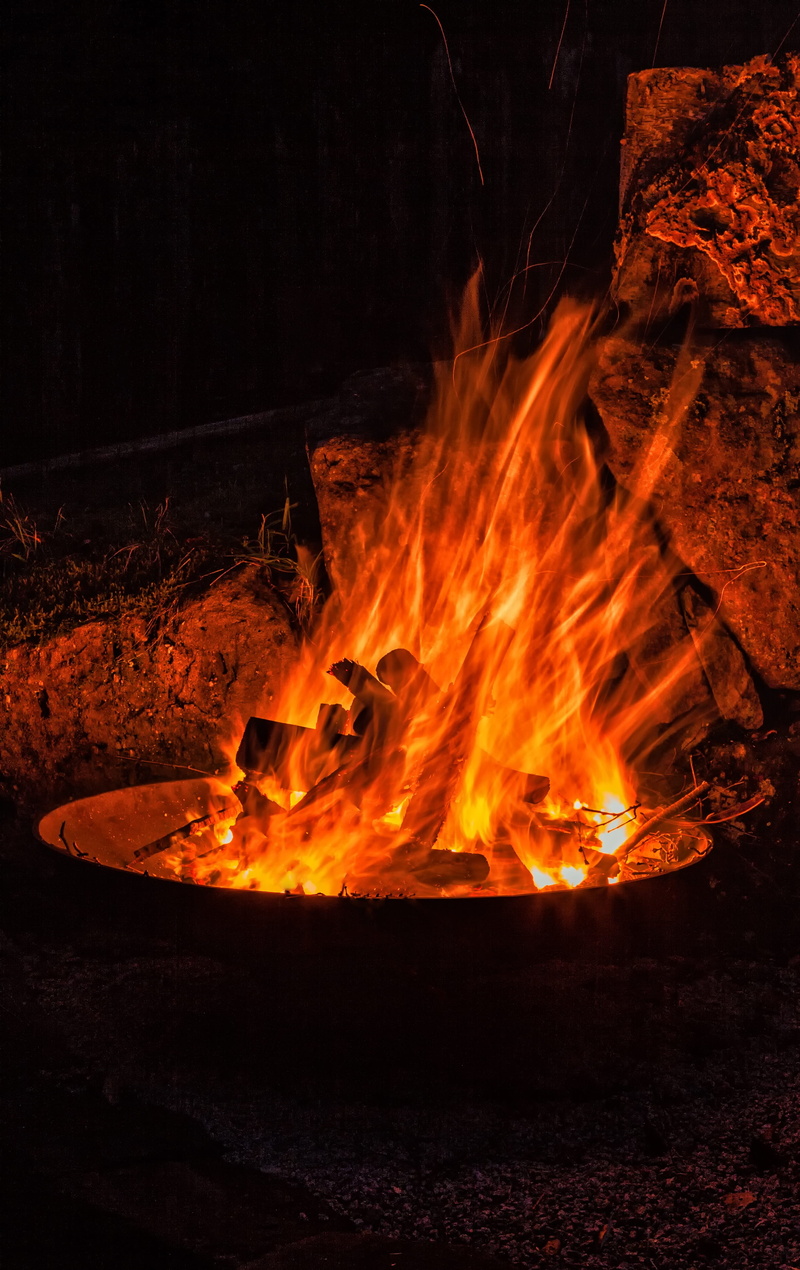 outdoors, close-up, brand, wood fire, motion, night, glow, orange color, fire, hot, burn, long exposure, burning, no people, wood, 2K, flame, heat, dark