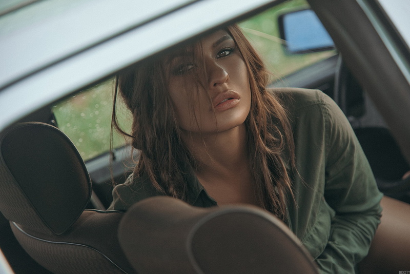 motor vehicle, Biocity Monte, females, beautiful woman, mode of transportation, lifestyles, Kristina Boginskaya, 1080P, young adult, one person, young women
