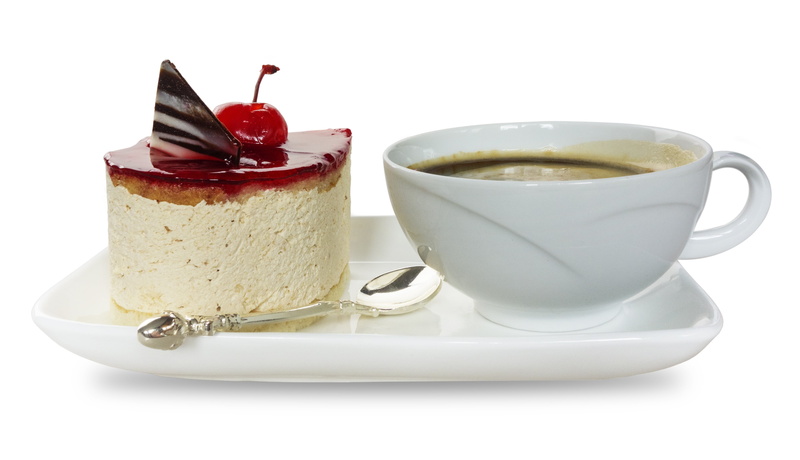 ready-to-eat, cup, candy, cherry, cheesecake, fruit, confectionery, delicious, near, glazed, saucer, white, snack, plate, cookies, indoors, dairy product