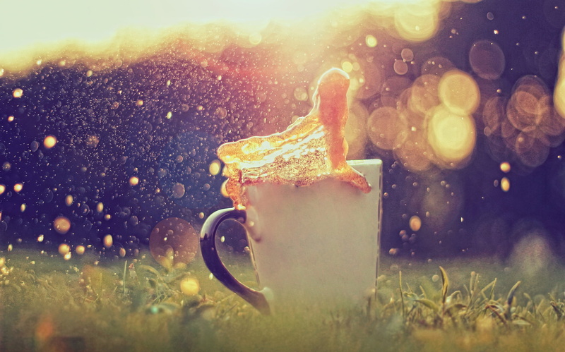 cold - Temperature, mug, blue, season, ice, backgrounds, drop, winter, cup, close-up, drink, rain, 1080P, splash, refreshment, nature, glass, outdoors