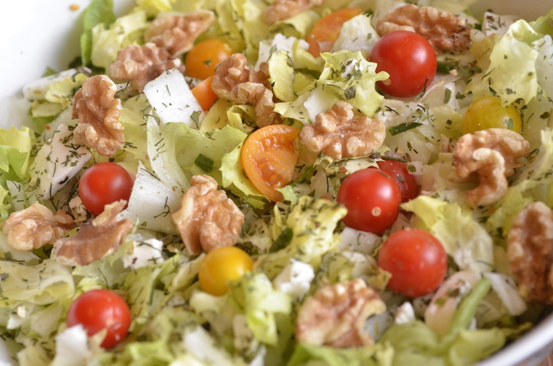 food and drink, salad, still life, greek food, no people, healthy eating, vitamins, plate, walnut, selective focus, tomato, nutrition, walnuts, health