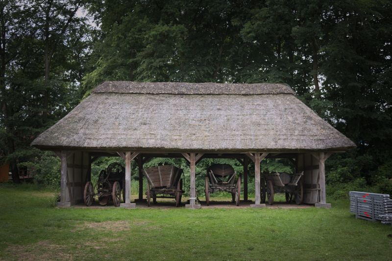 day, nature, built structure, wooden construction, roof, plant, 5K, landscape, agricultural, grass, weathered, covered, log cabin, house, old barn, field