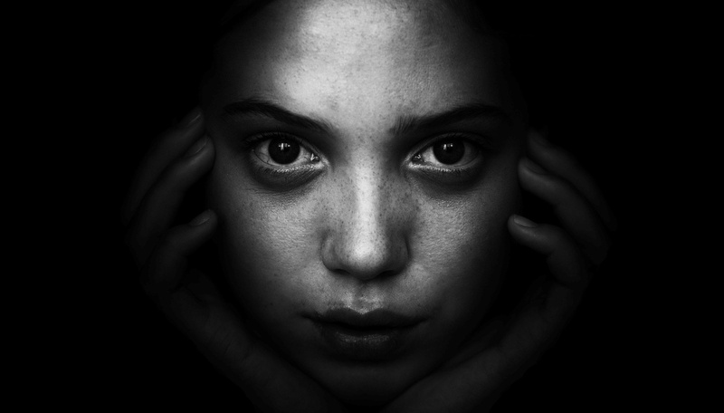women, adult, one person, 1080P, females, beautiful woman, human face, portrait, dark, emotion, black background, young adult, body part, depression - sadness