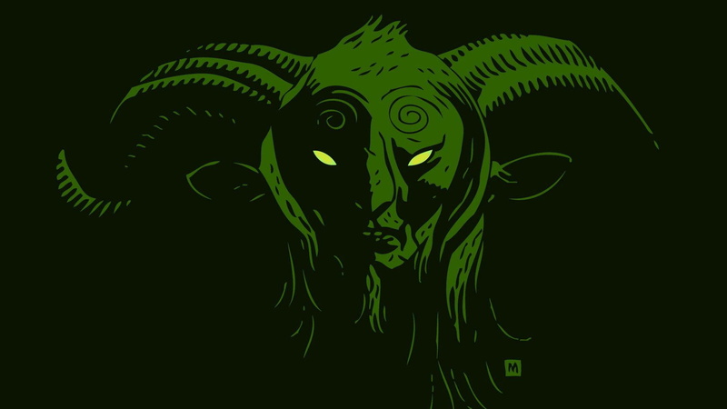 glowing eyes, movies, Pans Labyrinth, simple background, 1080P