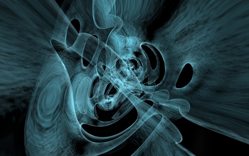 blue, 1080P, labyrinth, abstract