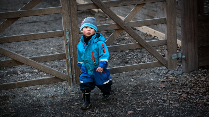 boy, girls, lifestyles, childhood, front view, overall, warm clothing, caucasian Ethnicity, beside, innocence, child, catwalk, one Person, working, leisure activity