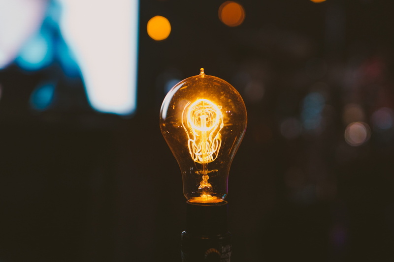 light bulb, lights, blurred, 2K, glass
