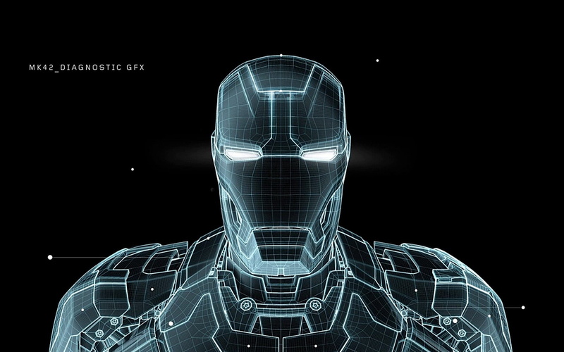 black, diagnostic, gray, Iron Man, ofx, mk, Iron Man 3, 1080P