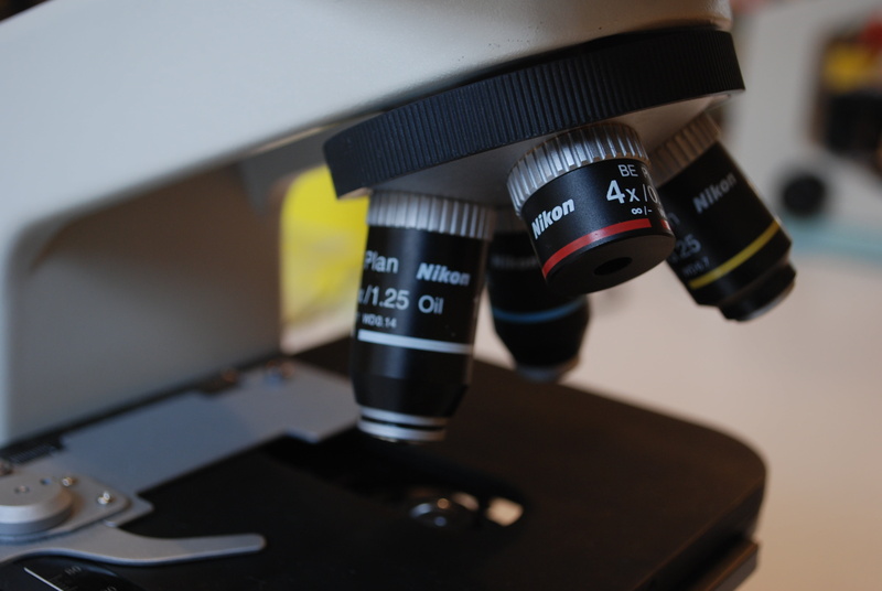 black, hospital, optical instrument, nikon, lab, science, microscope, diagnostics, analyzing, lens - Optical Instrument, technology, healthcare and medicine