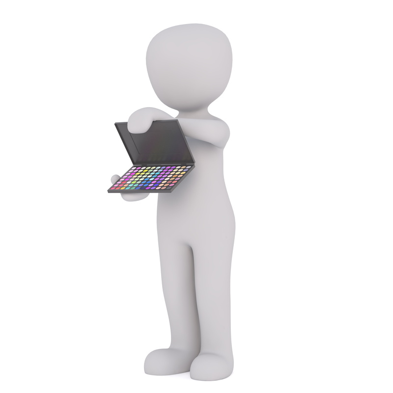 men, male likeness, selection, white background, 3d man, computer, full length, copy space, one person, 8K, 3d model, make up, 3d, 3d-model, palette, full body