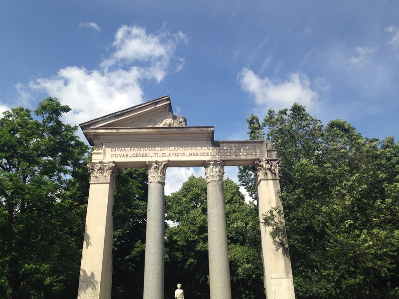 day, history, italy, architectural column, place of worship, sky, viale dei cavalli marini, nature, ancient, architecture, archaeology, ruined, travel