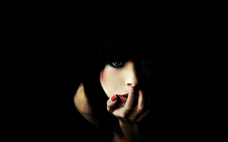 closeup, background, women, dark, x, close-up, emo, art, black, photography, 720P, hd, abstract
