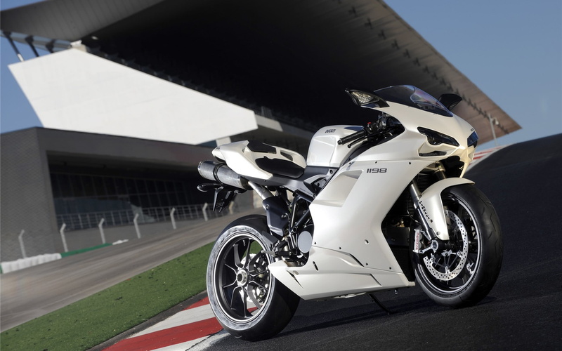 white, 1198, metallic, 1080P, sports, ducati, motorcycle