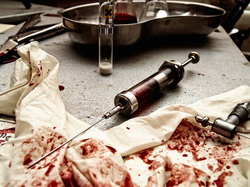 surgery, Dark, 720P, artwork, hospital, syringe, medical equipment, injecting, creepy, occupation, dirt, table, Evil, original, business, surgical equipment