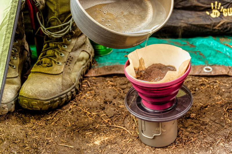 pink, dish, vegetable, hiking, day, close-up, food and drink, wilderness, plant, lifestyles, metal, preparation, pot, growth, food, rubber boot, meal, container
