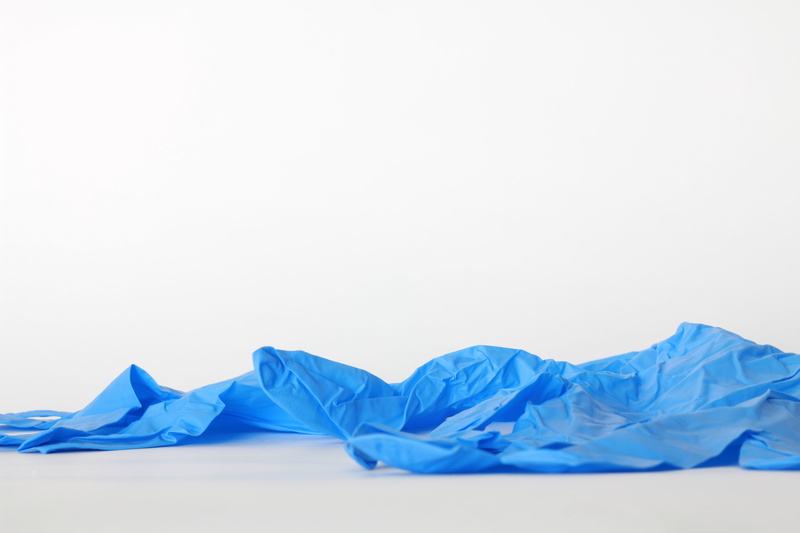 crumpled, linen, 5K, relaxation, copy space, no People, comfortable, backgrounds, sparse, indoors, blue, bed, colored background, Rubber, Gloves, garbage