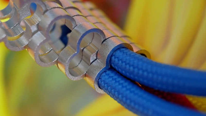 blue, rubber, selective focus, healthy lifestyle, protective glove, cable sleeve, no people, day, aluminum, textile, wire, strength, form, indoors, 4K