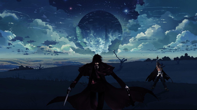anime, haired, male, 1920x1080, character, hellsing, 1080P, black