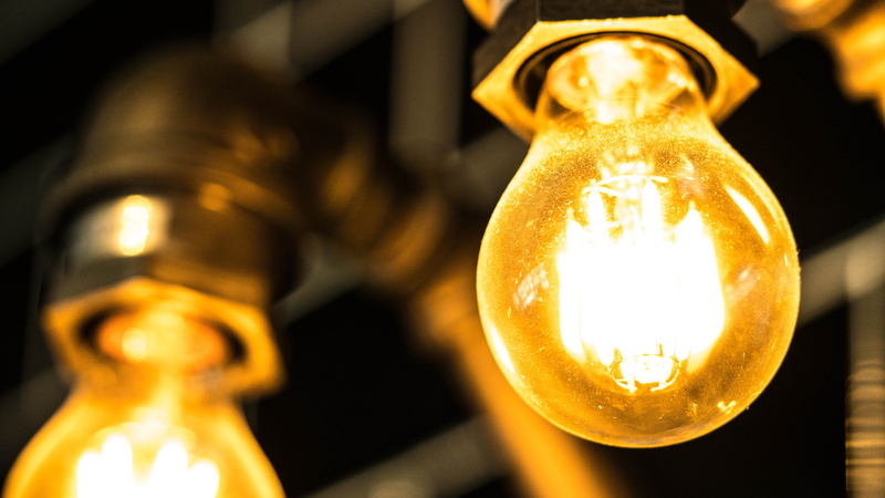 electric, light, photo, electrical equipment, lighting equipment, no people, heat - temperature, bulb, close-up, gold, bulbs, power, glass - material, two